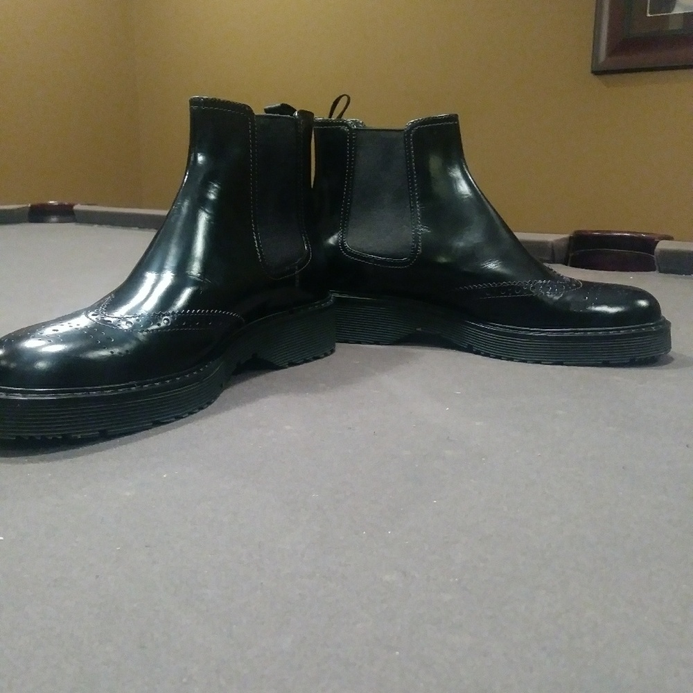 Authentic leather Prada boots